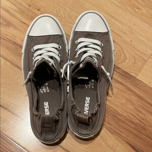 Converse Classic Brown and White Sneakers